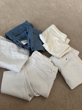 Express Skinny Jeans - Medium Blue Wash